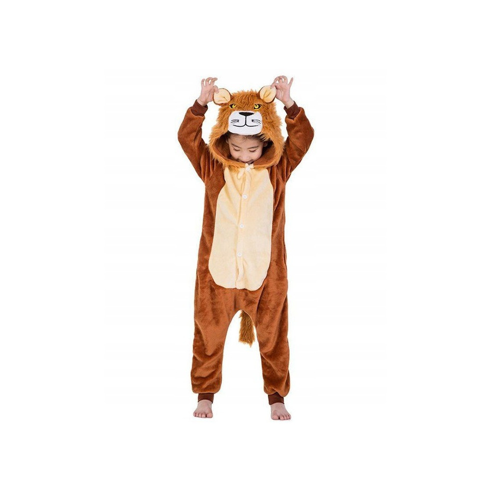 LEW LION ONESIE PIŻAMA DRES KOSTIUM PRZEBRANIE KIGURUMI S