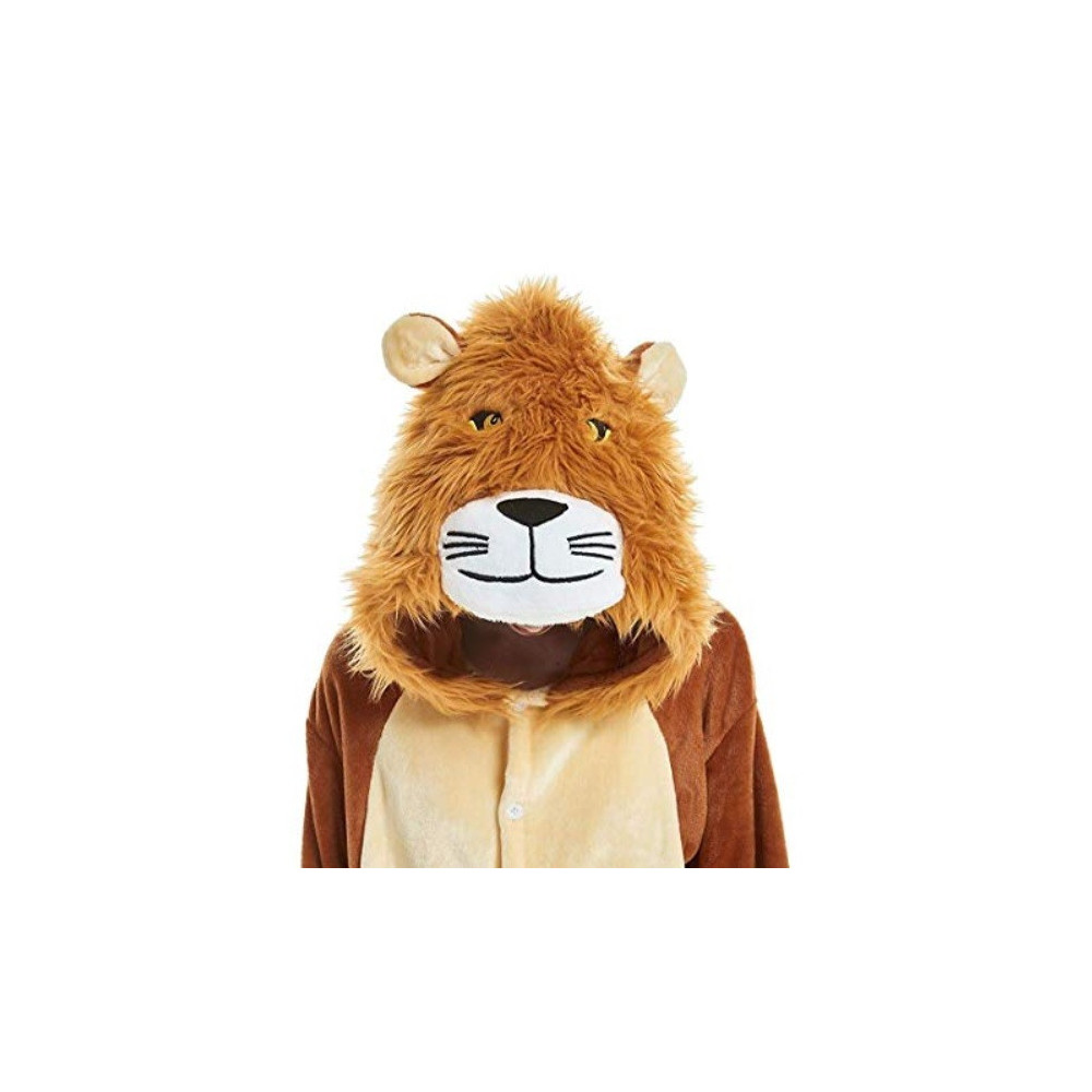 LEW LION ONESIE PIŻAMA DRES KOSTIUM PRZEBRANIE KIGURUMI S