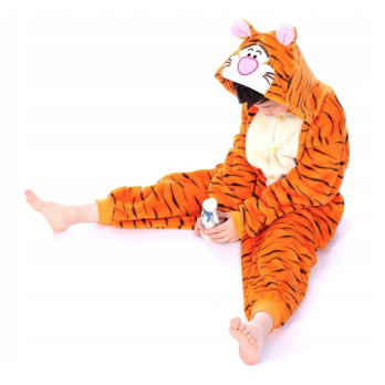 ONESIE TYGRYS-EK DRES PIŻAMA PRZEBRANIE KIGURUMI KOMBINEZON M