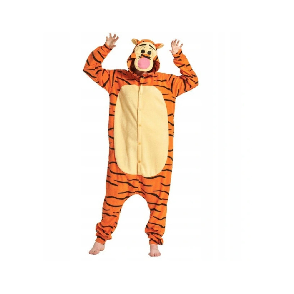 ONESIE TYGRYS-EK DRES PIŻAMA PRZEBRANIE KIGURUMI KOMBINEZON M