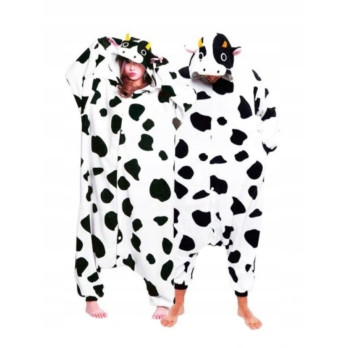 KROWA ONESIE PIŻAMA KRÓWKA KOMBINEZON DRES PRZEBRANIE KIGURUMI XL