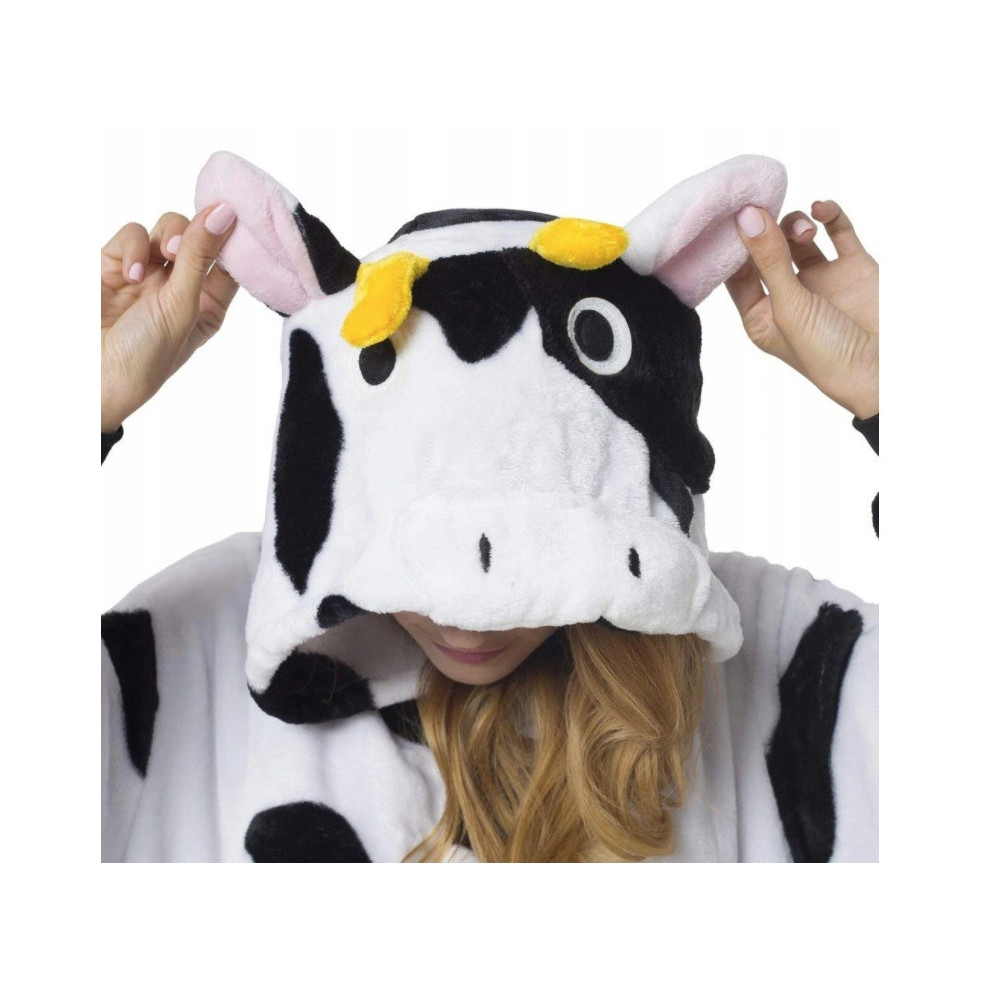 KROWA ONESIE PIŻAMA KRÓWKA KOMBINEZON DRES PRZEBRANIE KIGURUMI XL