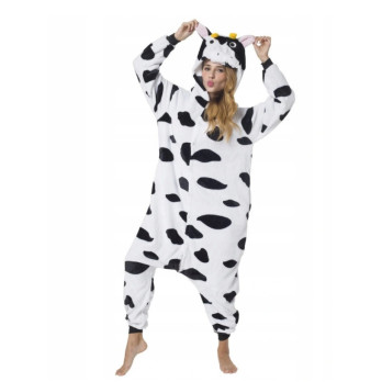 KROWA ONESIE PIŻAMA KRÓWKA KOMBINEZON DRES PRZEBRANIE KIGURUMI M