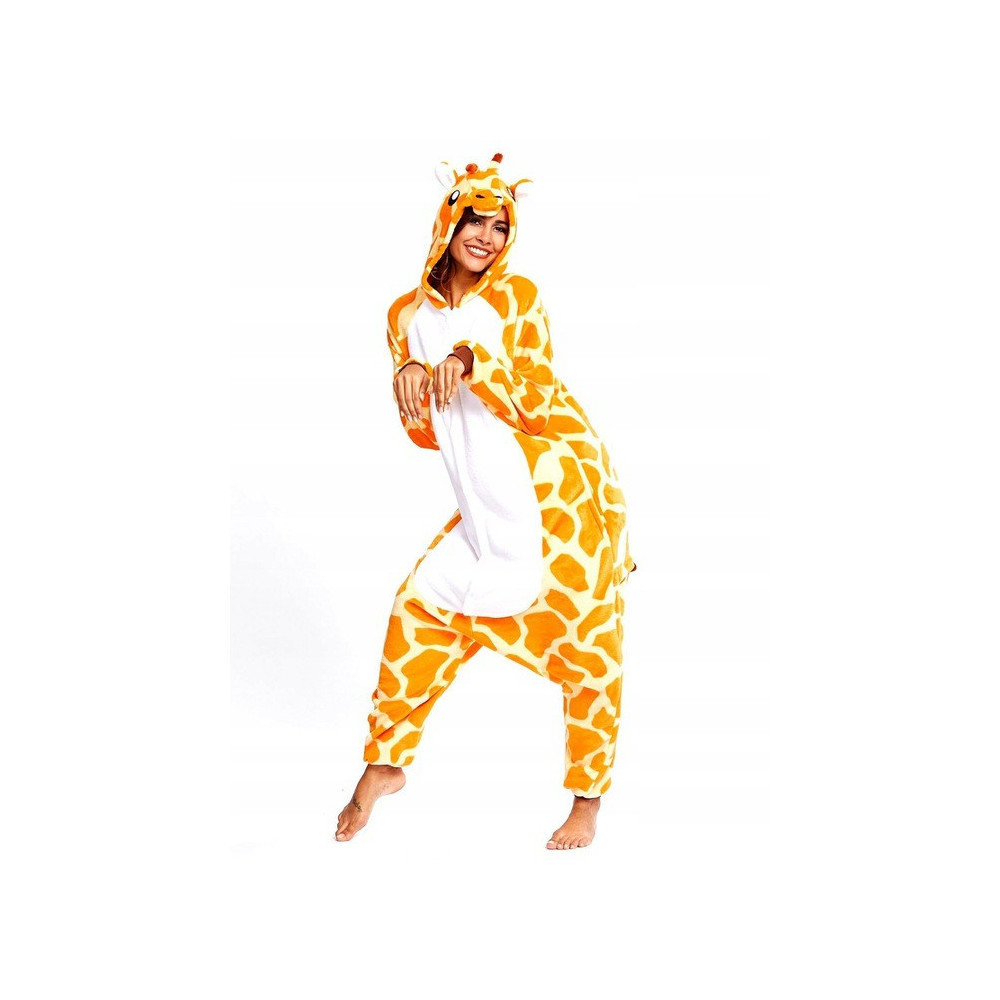 ŻYRAFA ONESIE PIŻAMA DRES KOSTIUM PRZEBRANIE KIGURUMI L