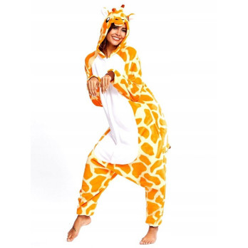 ŻYRAFA ONESIE PIŻAMA DRES KOSTIUM PRZEBRANIE KIGURUMI L