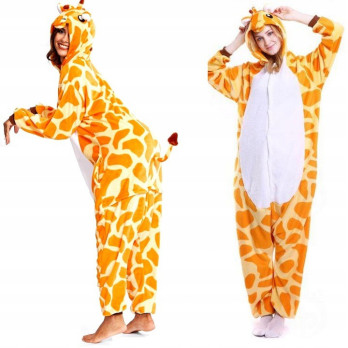 ŻYRAFA ONESIE PIŻAMA DRES KOSTIUM PRZEBRANIE KIGURUMI S