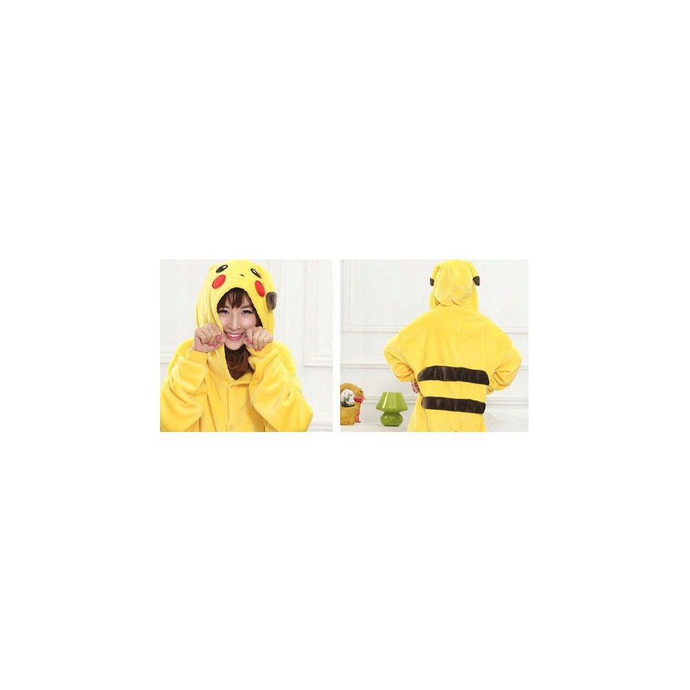 PIKACHU ONESIE PIŻAMA DRES KOSTIUM KIGURUMI PRZEBRANIE L