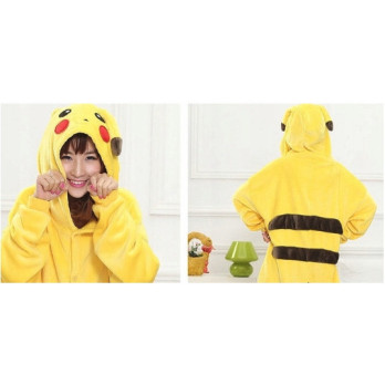 PIKACHU ONESIE PIŻAMA DRES KOSTIUM KIGURUMI PRZEBRANIE L