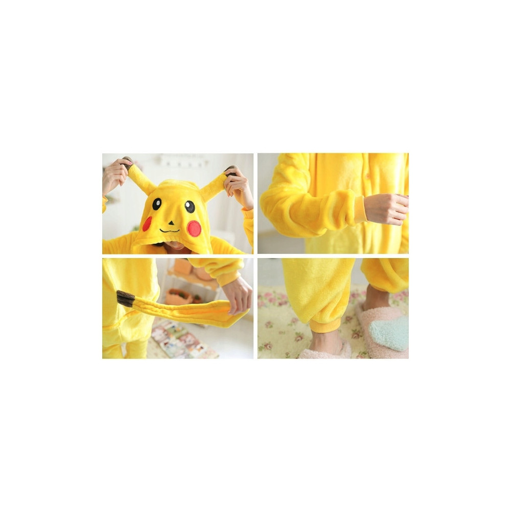 PIKACHU ONESIE PIŻAMA DRES KOSTIUM KIGURUMI PRZEBRANIE L