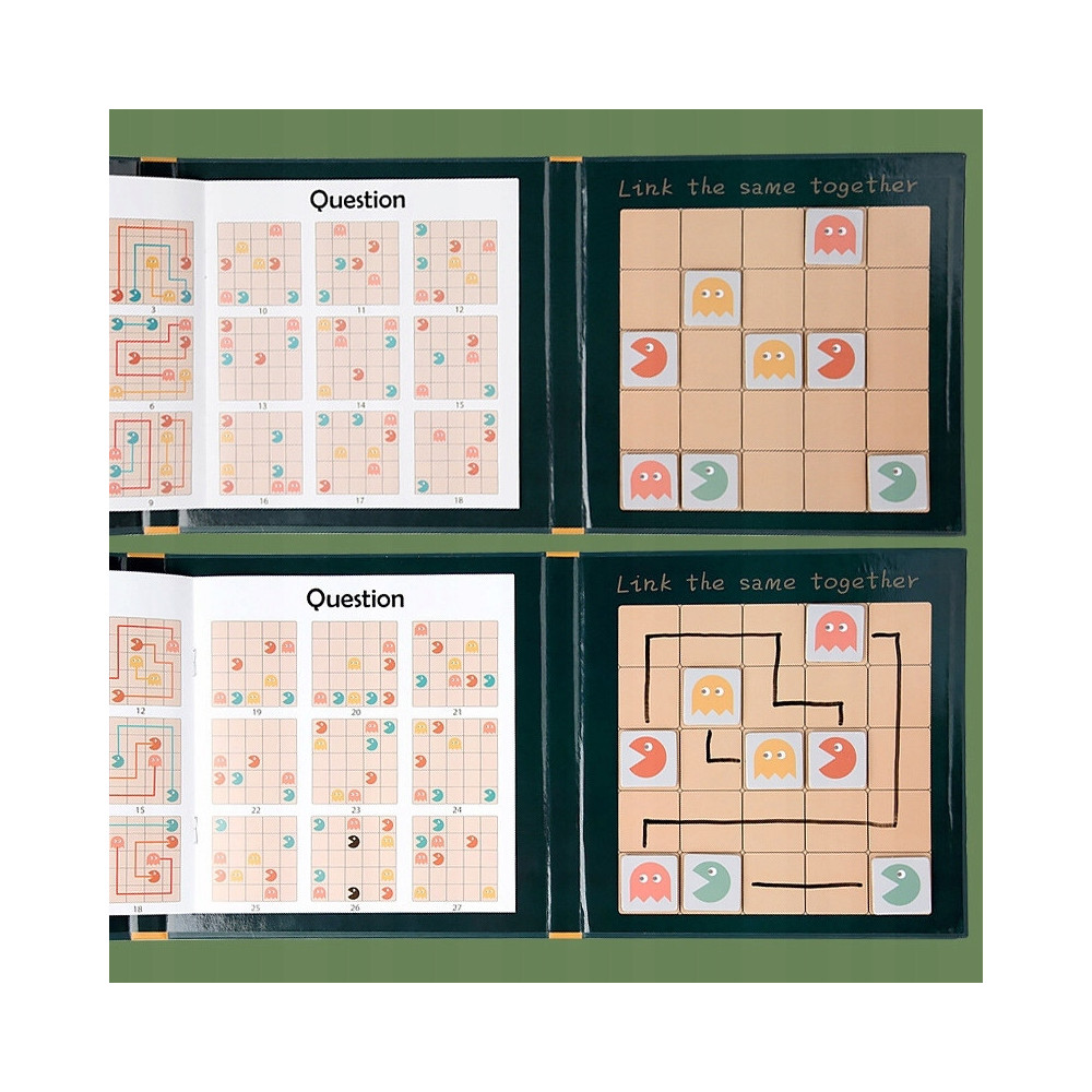 PUZZLE MAGNETYCZNE EDUKACYJNE GEOMETRIA LOGICZNA MONTESSORI PREZENT