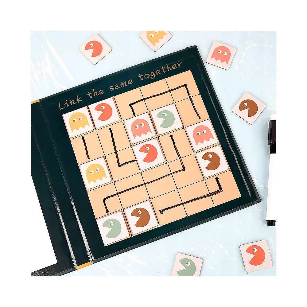 PUZZLE MAGNETYCZNE EDUKACYJNE GEOMETRIA LOGICZNA MONTESSORI PREZENT