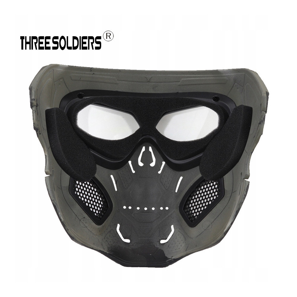 MASKA CZASZKA NA MOTOR MOTOCYKLOWA PAINTBALL OCHRONNA TAKTYCZNA NA PREZENT