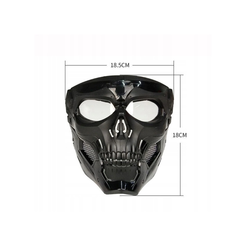 MASKA CZASZKA NA MOTOR MOTOCYKLOWA PAINTBALL OCHRONNA TAKTYCZNA NA PREZENT