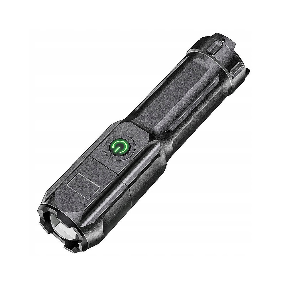 LATARKA LED KIESZONKOWA RĘCZNA SUPER JASNA USB ABS WODOODPORNA MOCNA