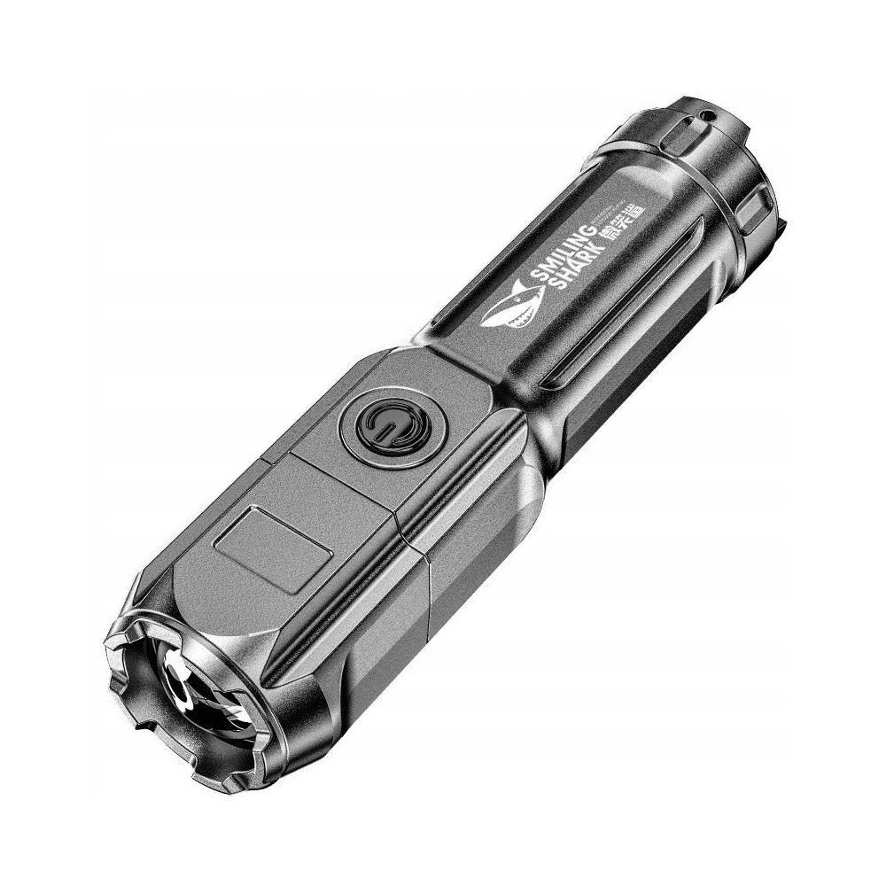 LATARKA LED KIESZONKOWA RĘCZNA SUPER JASNA USB ABS WODOODPORNA MOCNA
