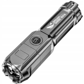 LATARKA LED KIESZONKOWA RĘCZNA SUPER JASNA USB ABS WODOODPORNA MOCNA