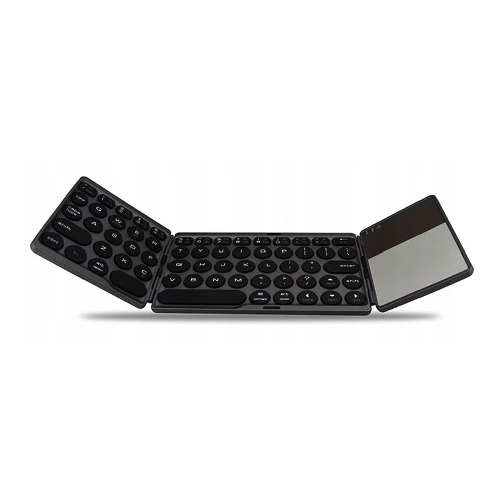 KLAWIATURA BEZPRZEWODOWA BLUETOOTH TOUCHPAD SKŁADANA PODRĘCZNA PODRÓŻNA