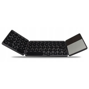KLAWIATURA BEZPRZEWODOWA BLUETOOTH TOUCHPAD SKŁADANA PODRĘCZNA PODRÓŻNA