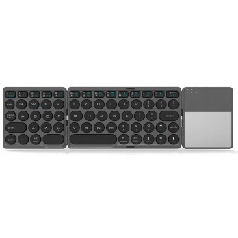 KLAWIATURA BEZPRZEWODOWA BLUETOOTH TOUCHPAD SKŁADANA PODRĘCZNA PODRÓŻNA