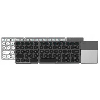 KLAWIATURA BEZPRZEWODOWA BLUETOOTH TOUCHPAD SKŁADANA PODRĘCZNA PODRÓŻNA