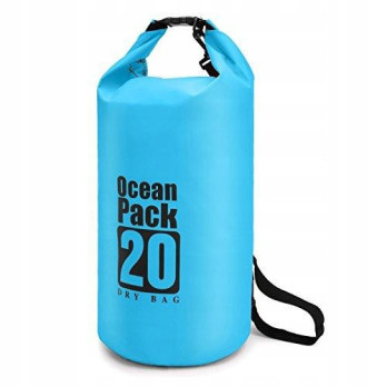 PLECAK WODOODPORNY OCEAN PACK DRY BAG TORBA 20L NIEBIESKA