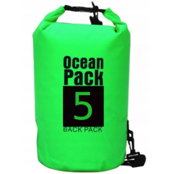 WOREK WODOODPORNY OCEAN PACK DRY BAG TORBA 5L ZIELONY