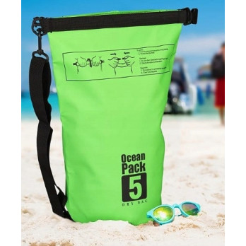 WOREK WODOODPORNY OCEAN PACK DRY BAG TORBA 5L ZIELONY