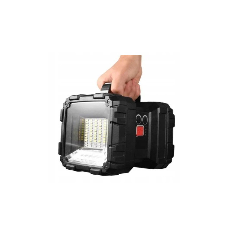 LATARKA AKUMULATOROWA SZPERACZ POWERBANK LED USB CZARNA