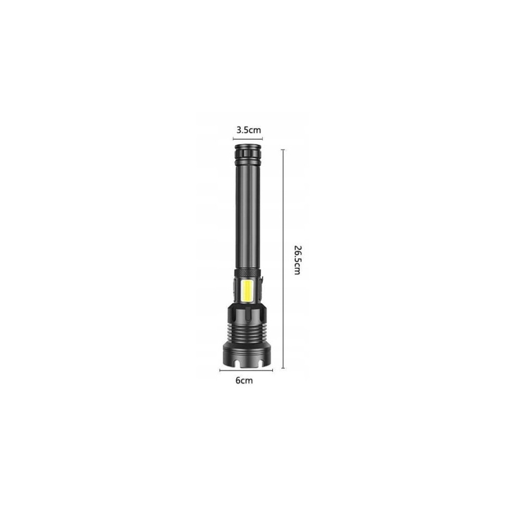MOCNA LATARKA TAKTYCZNA LED XHP160 COB 10000 LUMENÓW SZPERACZ