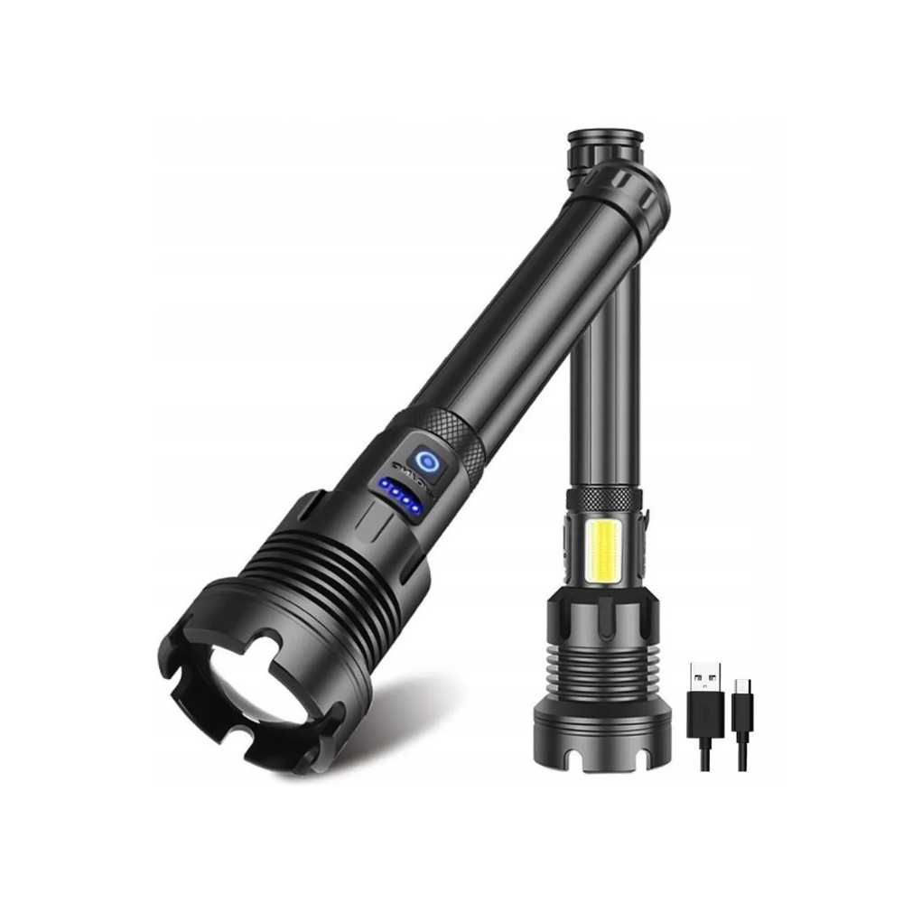 MOCNA LATARKA TAKTYCZNA LED XHP160 COB 10000 LUMENÓW SZPERACZ