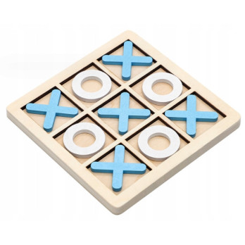 KÓŁKO I KRZYŻYK DLA DZIECI GRA ZABAWKA DREWNIANA TIC TAC TOE