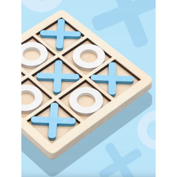 KÓŁKO I KRZYŻYK DLA DZIECI GRA ZABAWKA DREWNIANA TIC TAC TOE