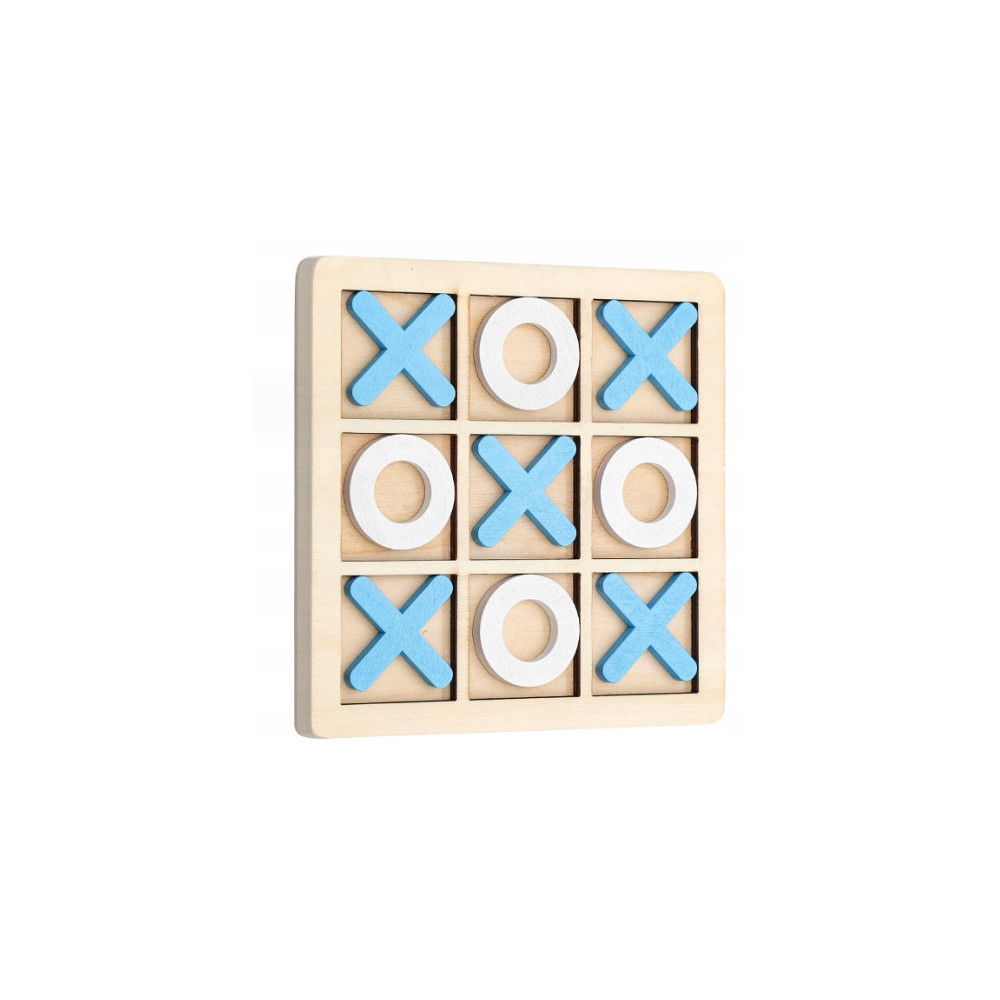 KÓŁKO I KRZYŻYK DLA DZIECI GRA ZABAWKA DREWNIANA TIC TAC TOE