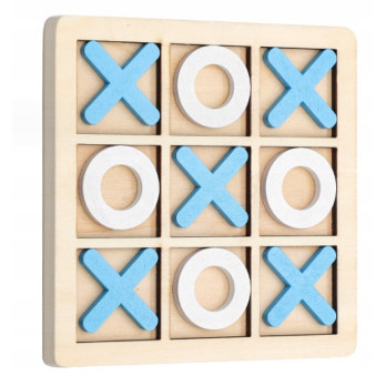 KÓŁKO I KRZYŻYK DLA DZIECI GRA ZABAWKA DREWNIANA TIC TAC TOE