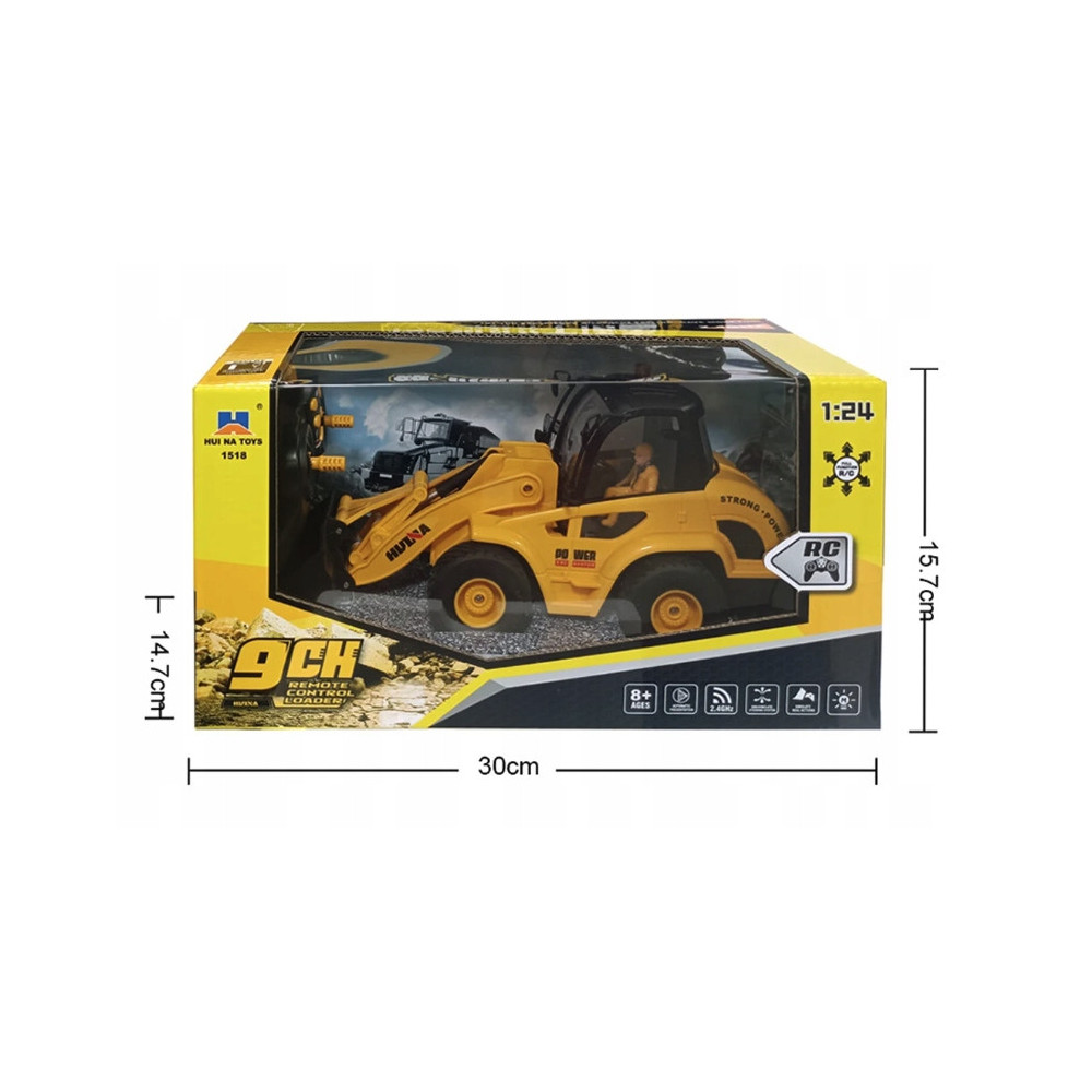 SPYCHACZ ZDALNIE STEROWANY RC 2.4GHz HUINA 1518 1:24