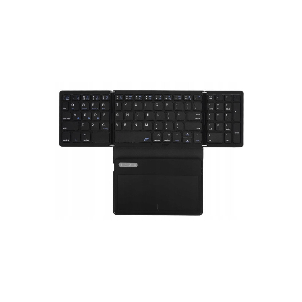 BEZPRZEWODOWA MINI KLAWIATURA BLUETOOTH TOUCHPAD SKŁADANA