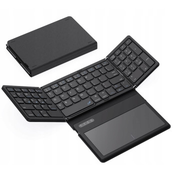 BEZPRZEWODOWA MINI KLAWIATURA BLUETOOTH TOUCHPAD SKŁADANA