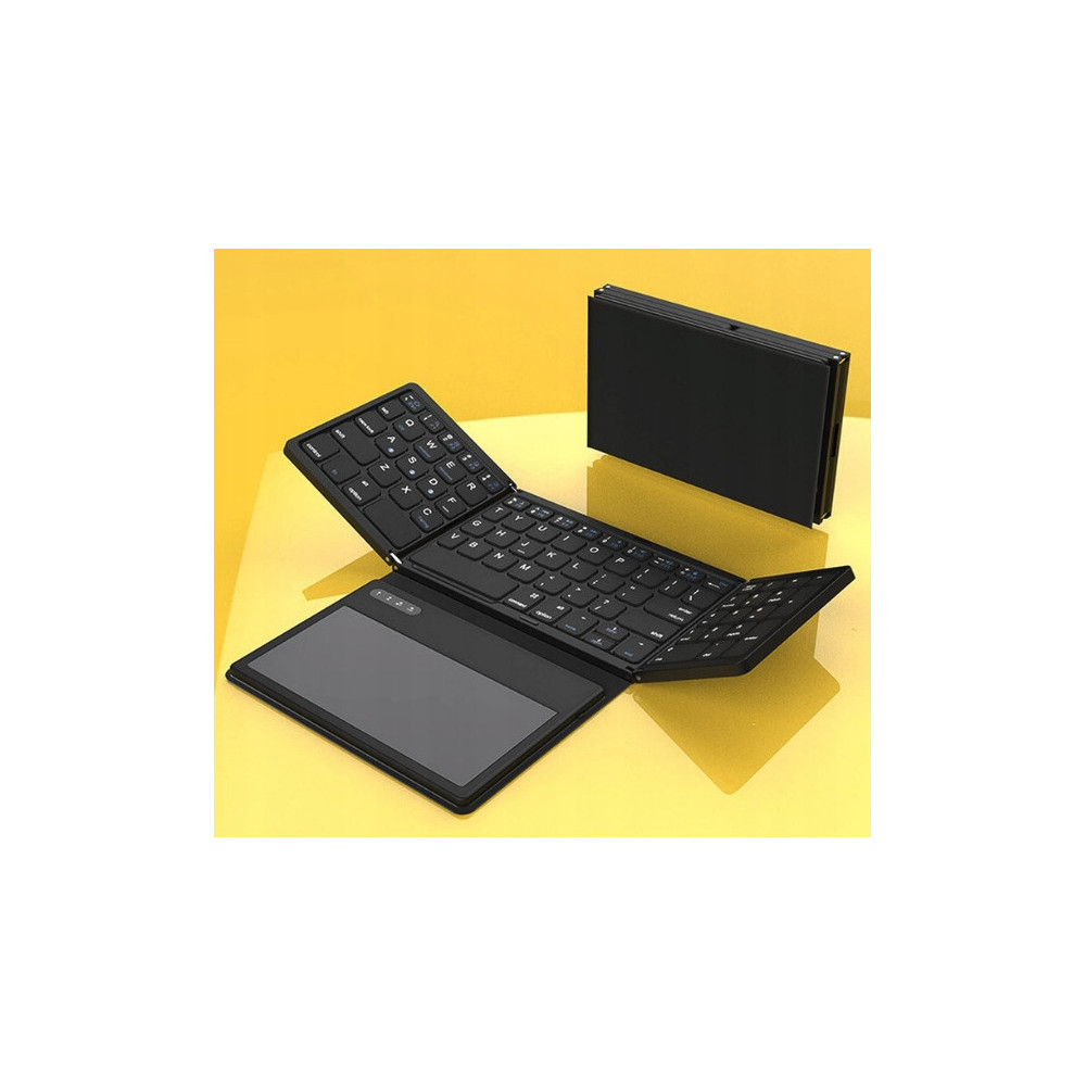 BEZPRZEWODOWA MINI KLAWIATURA BLUETOOTH TOUCHPAD SKŁADANA