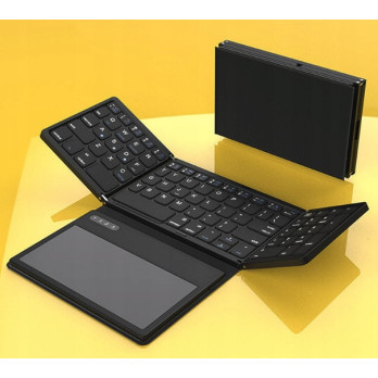 BEZPRZEWODOWA MINI KLAWIATURA BLUETOOTH TOUCHPAD SKŁADANA