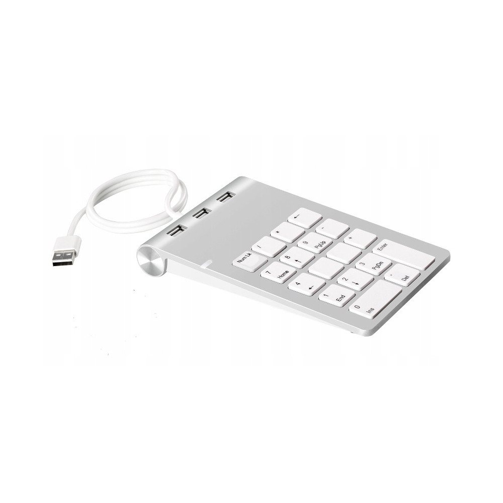 MINI ALUMINIOWA PRZEWODOWA KLAWIATURA NUMERYCZNA