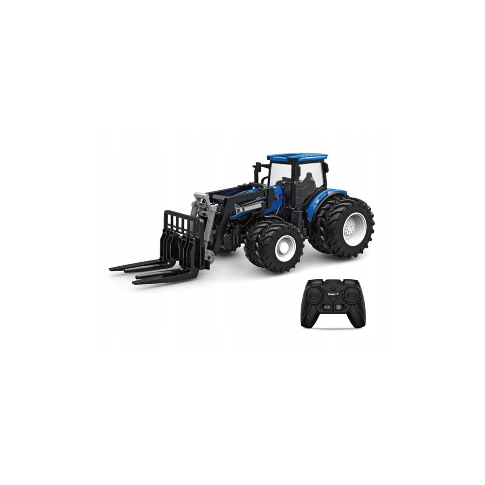 TRAKTOR CIĄGNIK ZDALNIE STEROWANY 1:24 RC WIDŁY