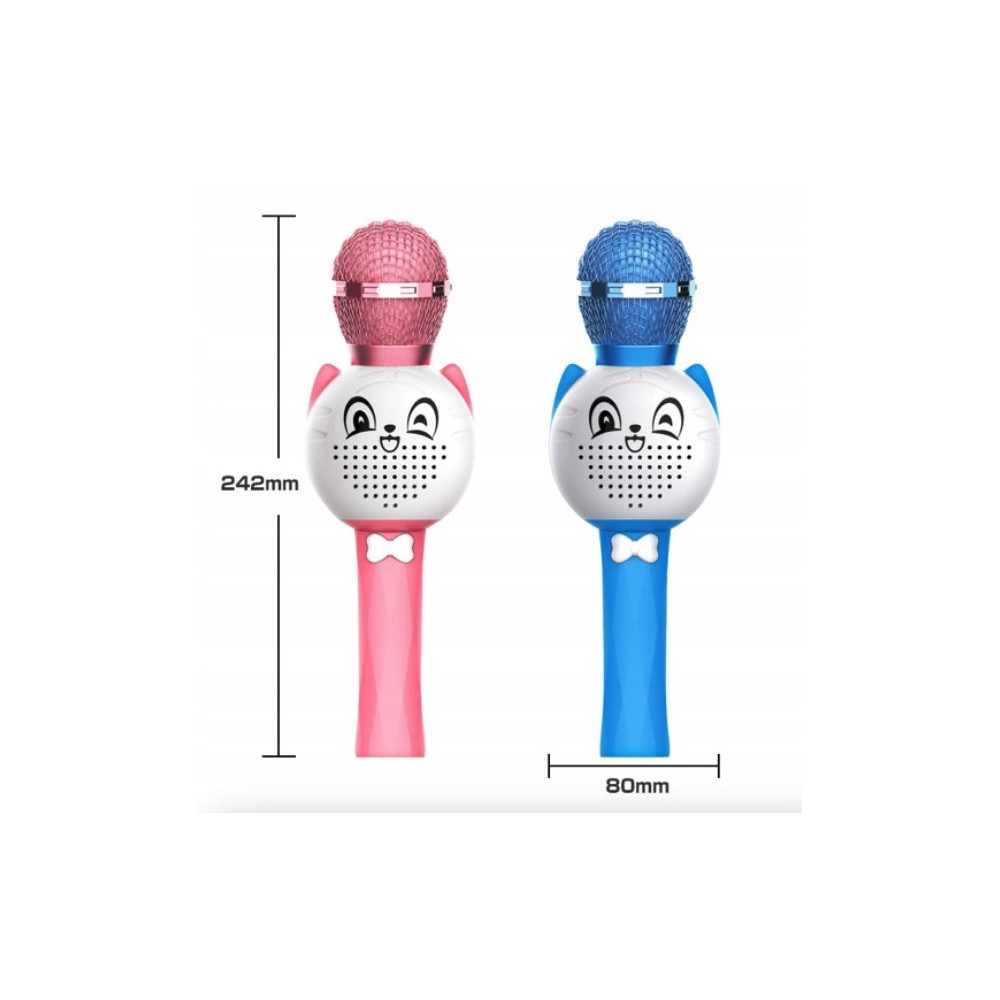 MIKROFON BEZPRZEWODOWY KARAOKE BLUETOOTH KOLORY