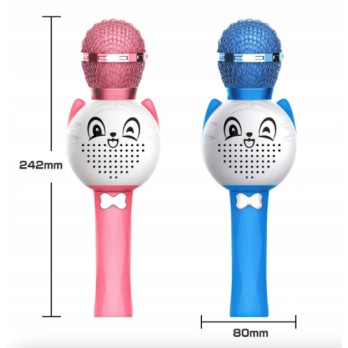 MIKROFON BEZPRZEWODOWY KARAOKE BLUETOOTH KOLORY