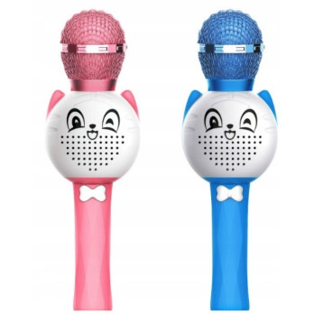 MIKROFON BEZPRZEWODOWY KARAOKE BLUETOOTH KOLORY