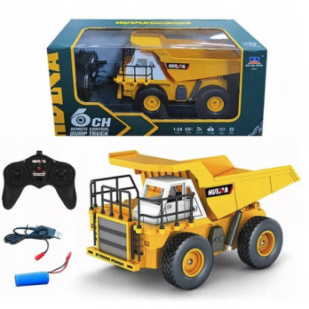 HYDRAULICZNA WYWROTKA RC CIĘŻARÓWKA WYWROTKA POJAZD BUDOWLANY 1:24