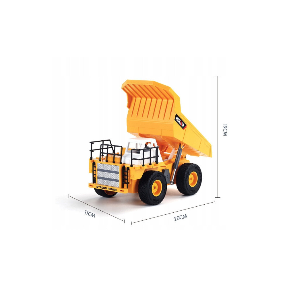 HYDRAULICZNA WYWROTKA RC CIĘŻARÓWKA WYWROTKA POJAZD BUDOWLANY 1:24