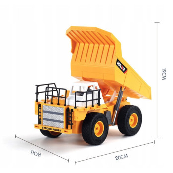 HYDRAULICZNA WYWROTKA RC CIĘŻARÓWKA WYWROTKA POJAZD BUDOWLANY 1:24