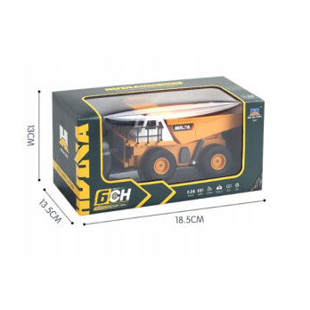 HYDRAULICZNA WYWROTKA RC CIĘŻARÓWKA WYWROTKA POJAZD BUDOWLANY 1:24