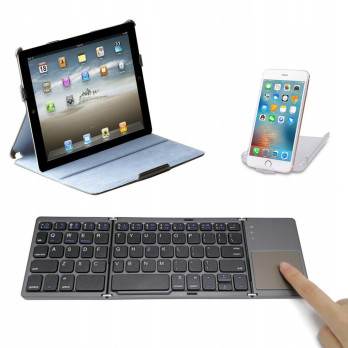 KLAWIATURA BEZPRZEWODOWA BLUETOOTH TOUCHPAD SMART