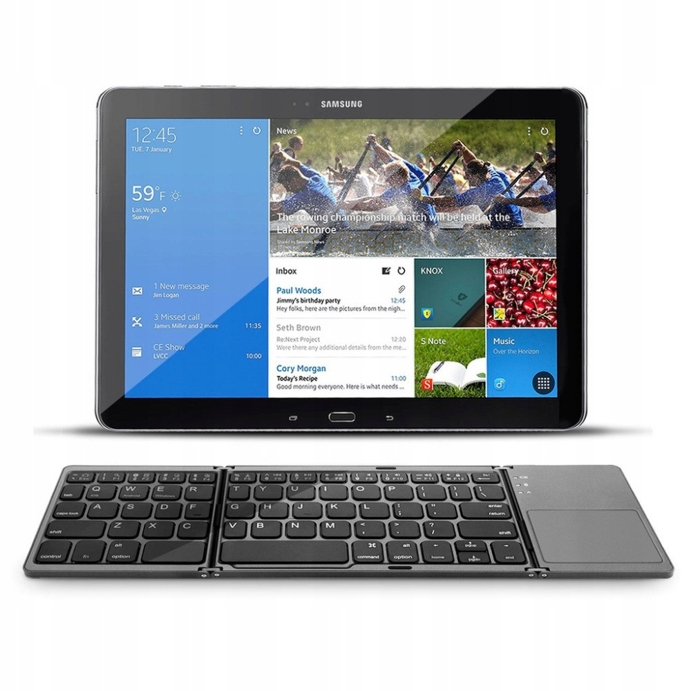 KLAWIATURA BEZPRZEWODOWA BLUETOOTH TOUCHPAD SMART